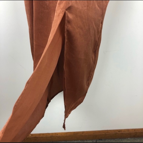 Lulu’s JOA Off Shoulder Leg Slit Midi Dress - Picture 6 of 10